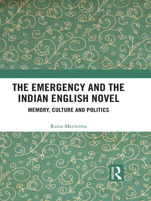 cover image of The Emergency and the Indian English Novel